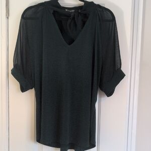 Dark Green Women's Top